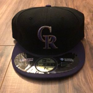 Colorado Rockies MLB fitted hat
